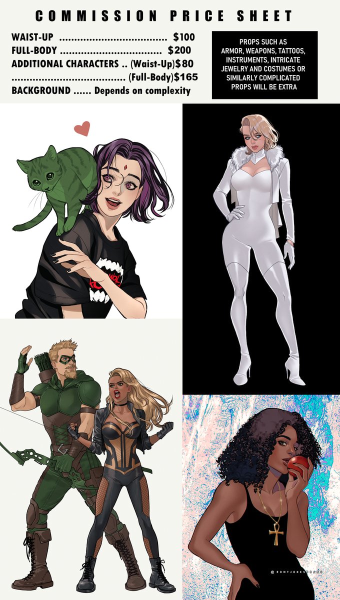 Romy Jones//Commissions Open tweet media