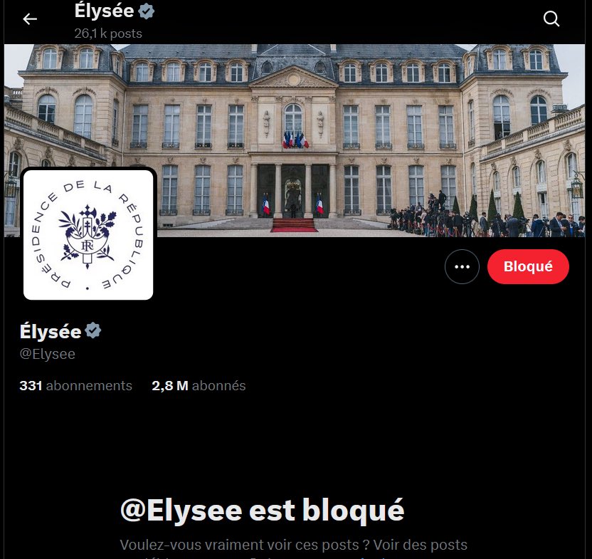 .<a href="/Elysee/">Élysée</a> est bloqué. 

#BloquerElysee