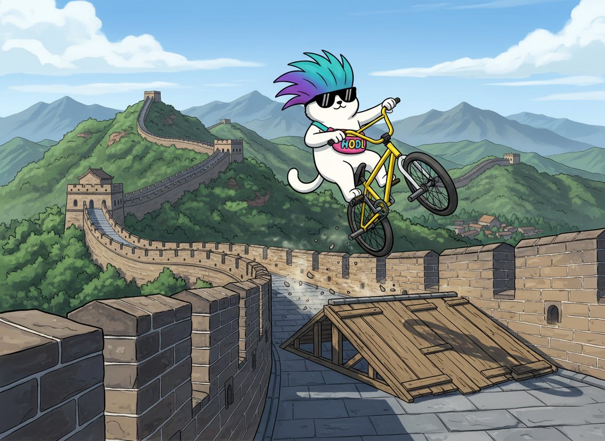 realCatasol's tweet photo. Conquer the Great Wall by bike faster than on foot—agreed? 🚴♂️
#Catasol #Solana #SOL #HODL #MemeCoin #Memes #solanameme https://t.co/P97e9lfZBE