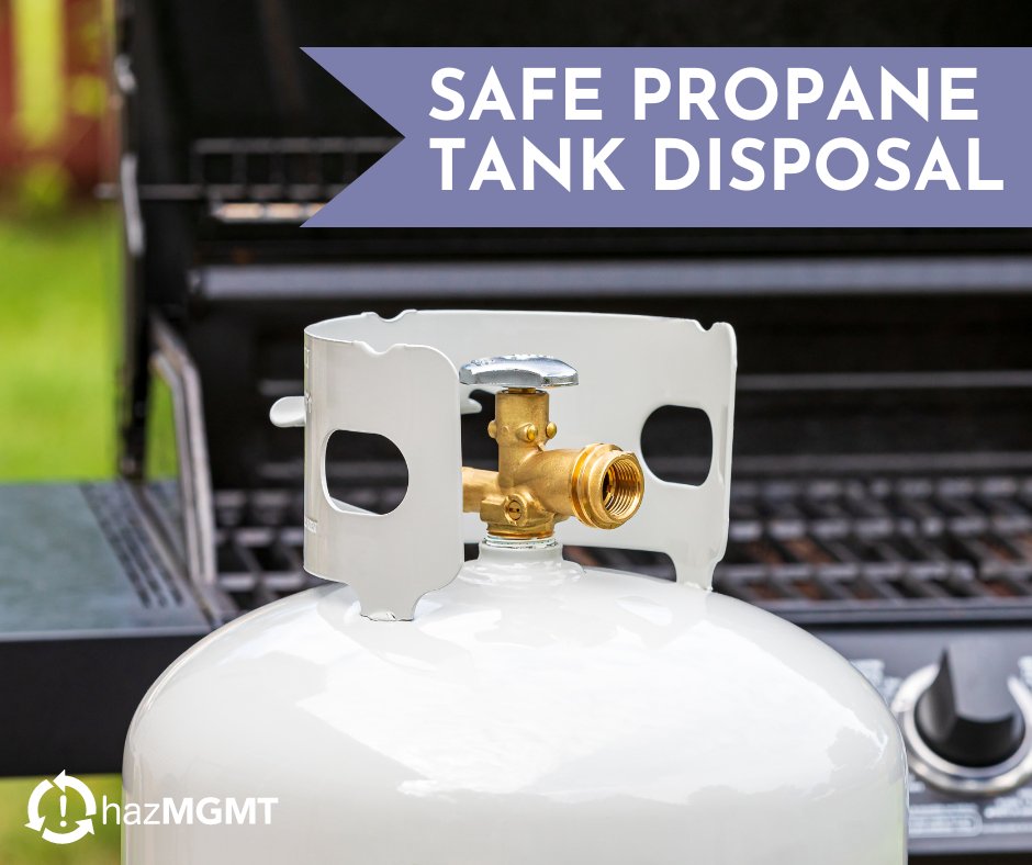 WasteCommission's tweet photo. Whatcha grilling? Propane tanks can be dangerous for solid waste workers if disposed the wrong way.

Take care of them the right way by bringing empty tanks to our Household Hazardous Material Facility (or exchange them at a retailer).

Learn more at https://t.co/jf0J06JXyg https://t.co/ydbZ5eG5Py