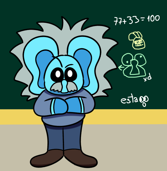 SkyCube28's tweet photo. NEW DRAW Bubba Einstein! #SmilingCritters #bubbabubbaphant https://t.co/rXGAcUwovv