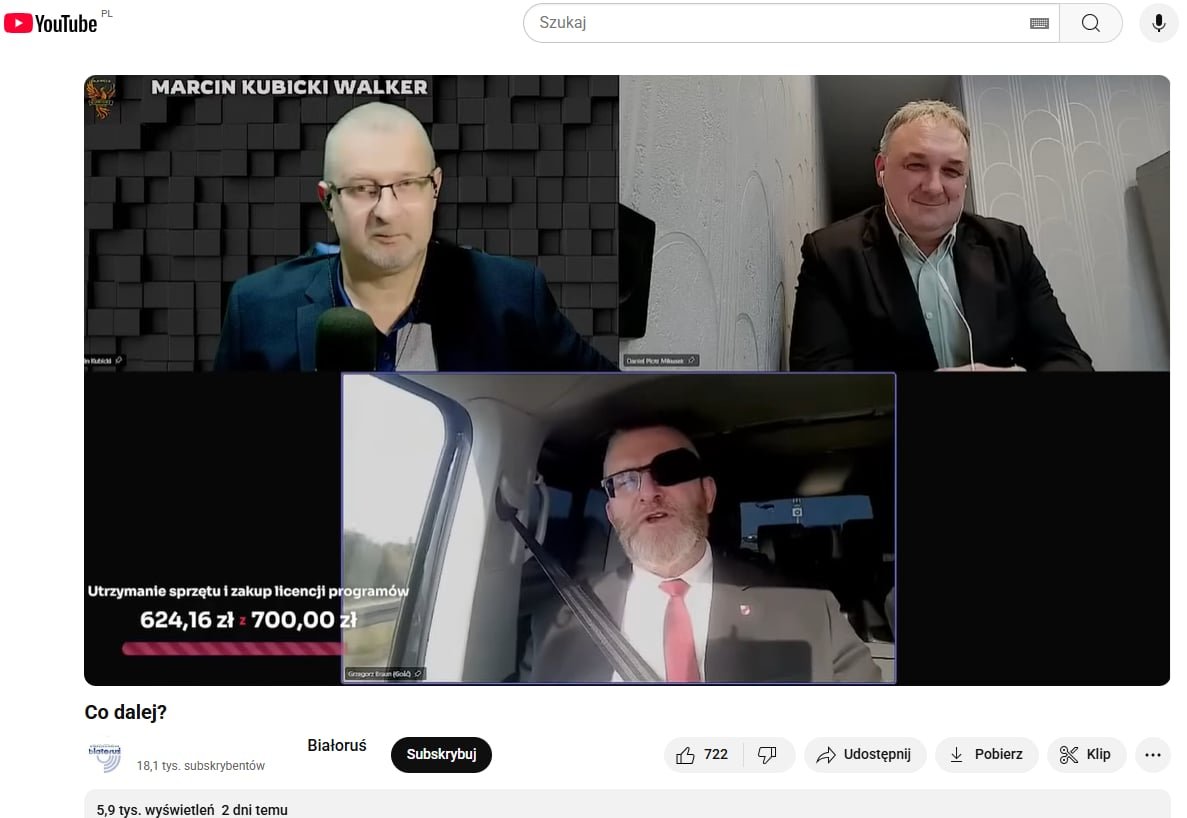 mic_marek's tweet image. Wielokrotnie wskazywałem przykłady szkodliwej społecznie dezinformacyjnej aktywności Grzegorza Brauna oraz jego środowiska. W danym przypadku mamy jednak do czynienia z jawną kooperacją z białoruskim ośrodkiem dezinformacyjnym, który wykorzystywany jest przez białoruskie służby…