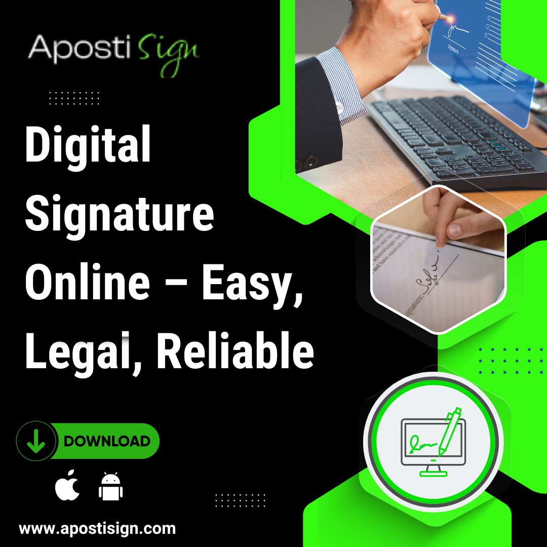 apostisign1's tweet image. Go paperless with Digital Signature Online — Easy. Legal. Reliable.
Fast signing
Secure encryption
Legally binding contracts
Smart business starts with smarter signing.
apostisign.com/app/
#DigitalSignatureOnline #SmartSigning #PaperlessWorkflow