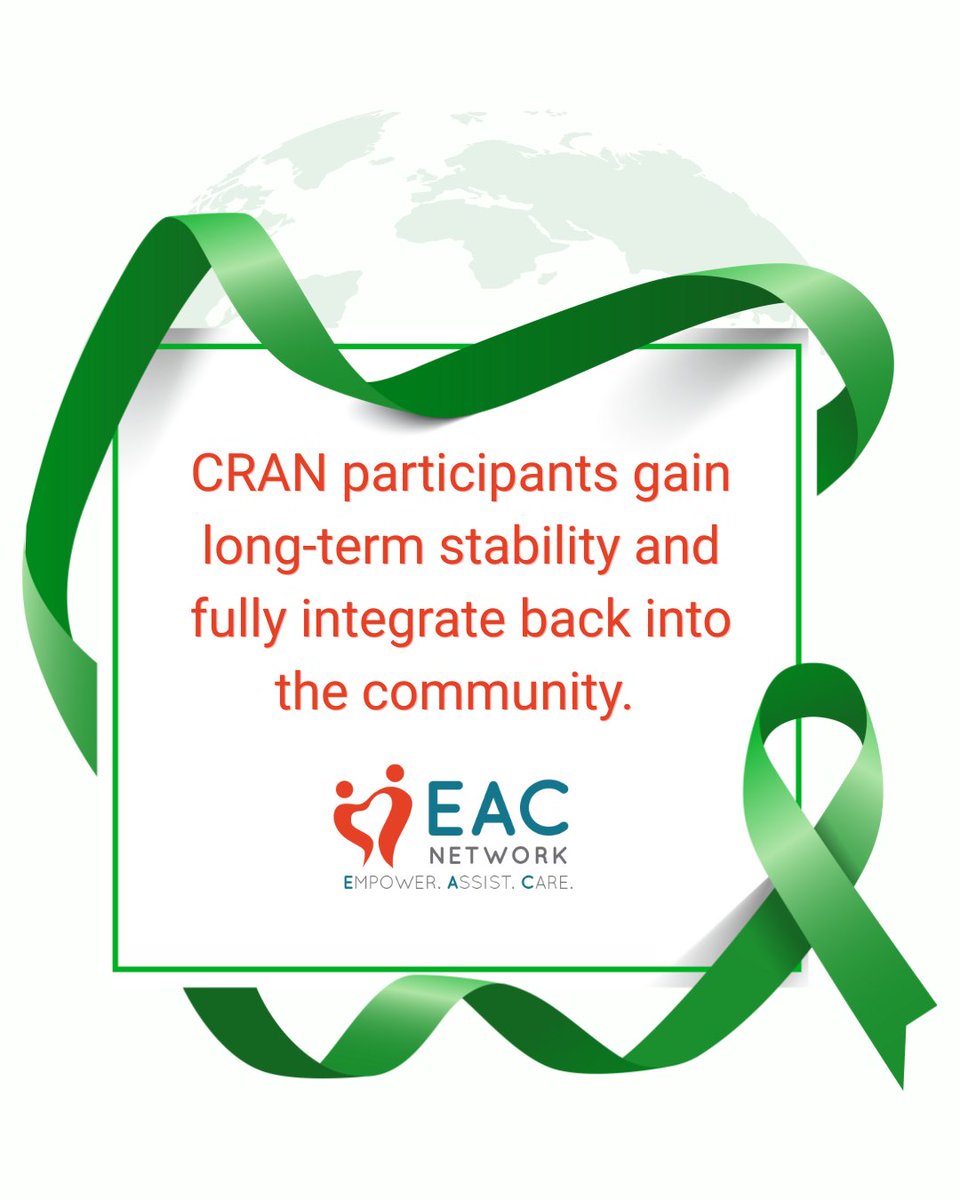 Individuals with serious mental illness are overrepresented in the criminal justice system, often without getting the support they need. Discover how EAC's Community Re-entry Assistance Network (CRAN) is making a difference:  hubs.ly/Q03Lk-L30 

#MentalIllnessAwarenessWeek