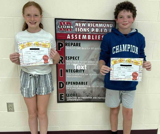 LocustCorner's tweet photo. September Fifth Grade Students of the Month🎉
Congratulations to Zoey Smith and Jeffrey Mahaffey!
Fifth graders are selected for student of the month by their teachers for excellence in academics and citizenship. https://t.co/dLCAPbjFkd