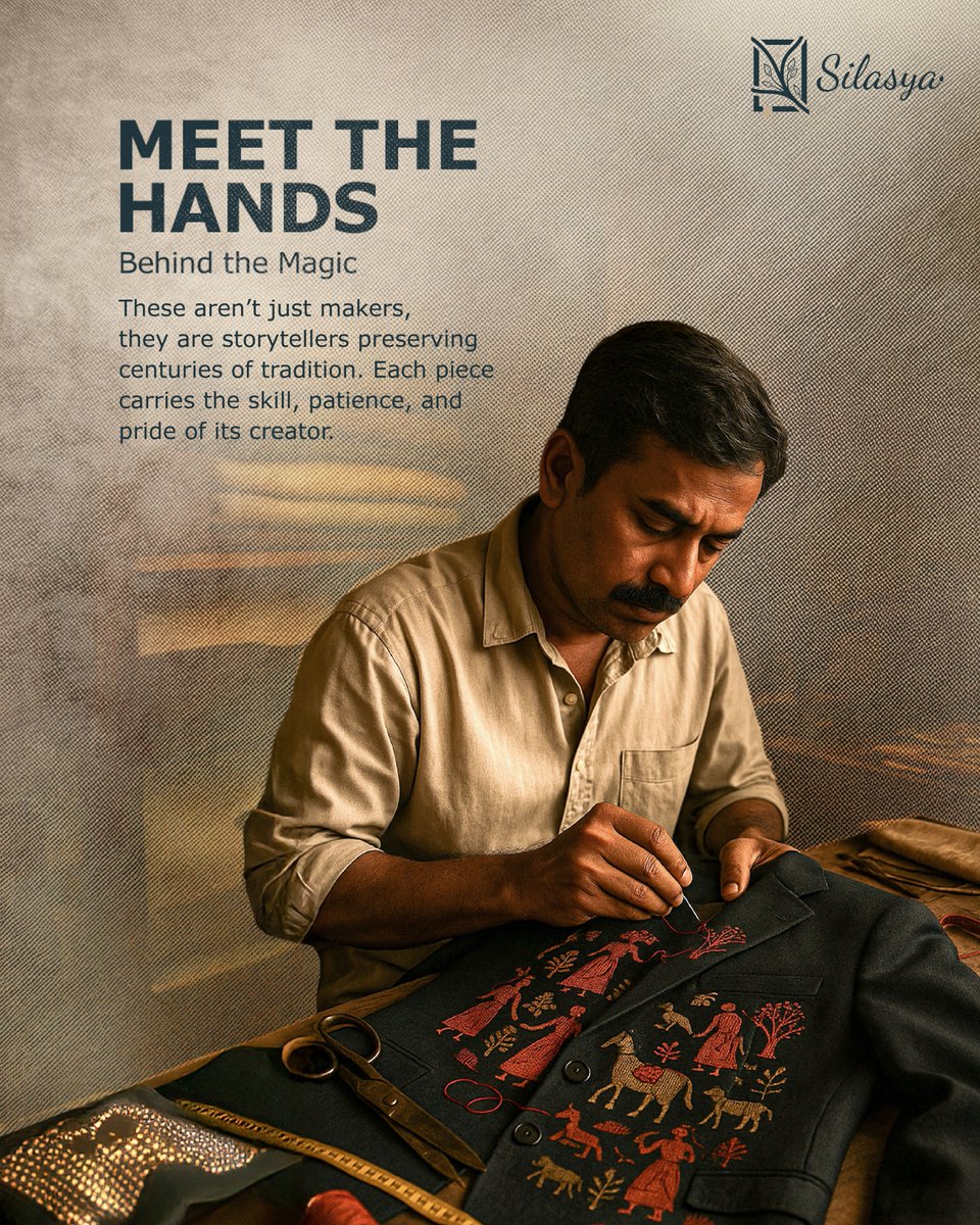 Silasyaofficial's tweet photo. Before chasing the next trend, ask who paid the price.
Fast fashion leaves waste behind, but even more is lost, hands, stories, traditions.
At Silasya, we follow a different path, where conscience guides every creation.

#SlowFashion #ConsciousCreation #SustainableStyle #EthicalFashion #FashionWithPurpose #MindfulFashion #TraditionMeetsStyle #WearYourValues