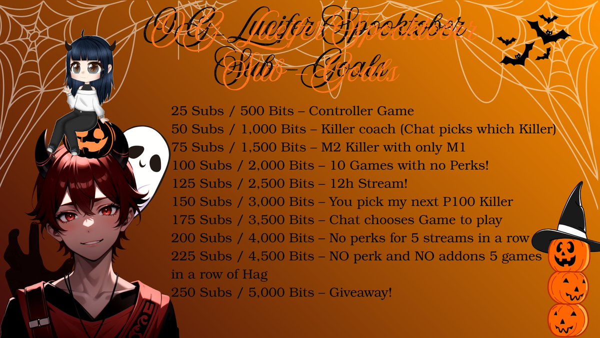 Spooktober sub/bits goal! Thank you <a href="/mrskillerxx/">Skiller</a> for creating it for me 💜