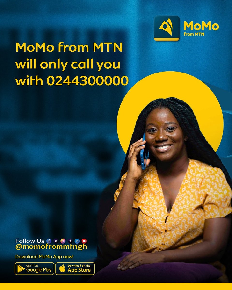 MoMoFromMTNGh's tweet photo. Another Week, Another Grind.
Chase the bag, but protect the one you already have.
If it’s not 0244300000, it’s not MoMo from MTN calling! https://t.co/cJKXexBb8s