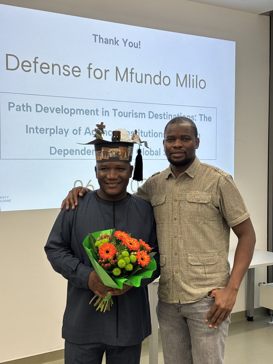 It is official, we have a new Dr. in town.
Today we are in Germany where Mfundo Mlilo successfully defended his PhD at the University of Cologne. Yesterday he was Mr. Mfundo and today he is Dr. <a href="/MMlilo1/">Mfundo Mlilo</a>. Congratulations Brother on this major milestone.
#OsloDeclaration is alive!!