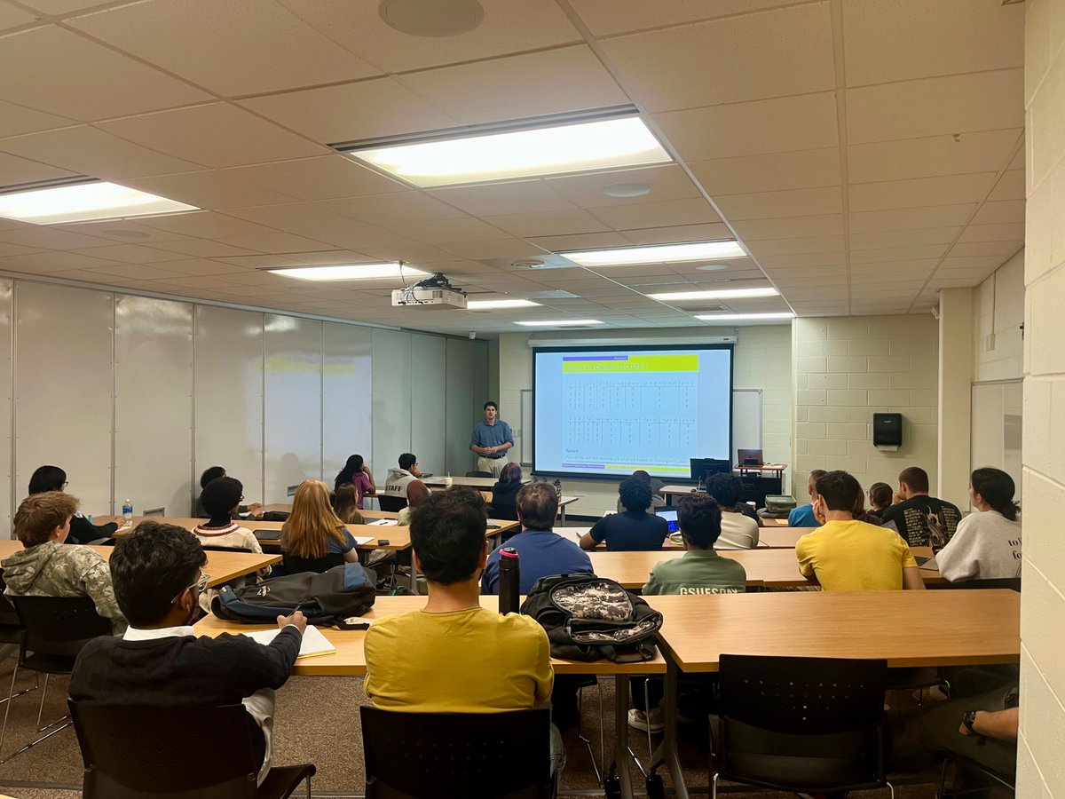 RowanMath's tweet image. Last Friday was yet again another successful Number Theory seminar session presented by Dr. Freeman and Dr. McCloskey! We will have another on this Friday at 11am in Robinson 201B. Make sure you come early so you can snag a spot! 🦉

#RowanMathematics
#RowanCSM