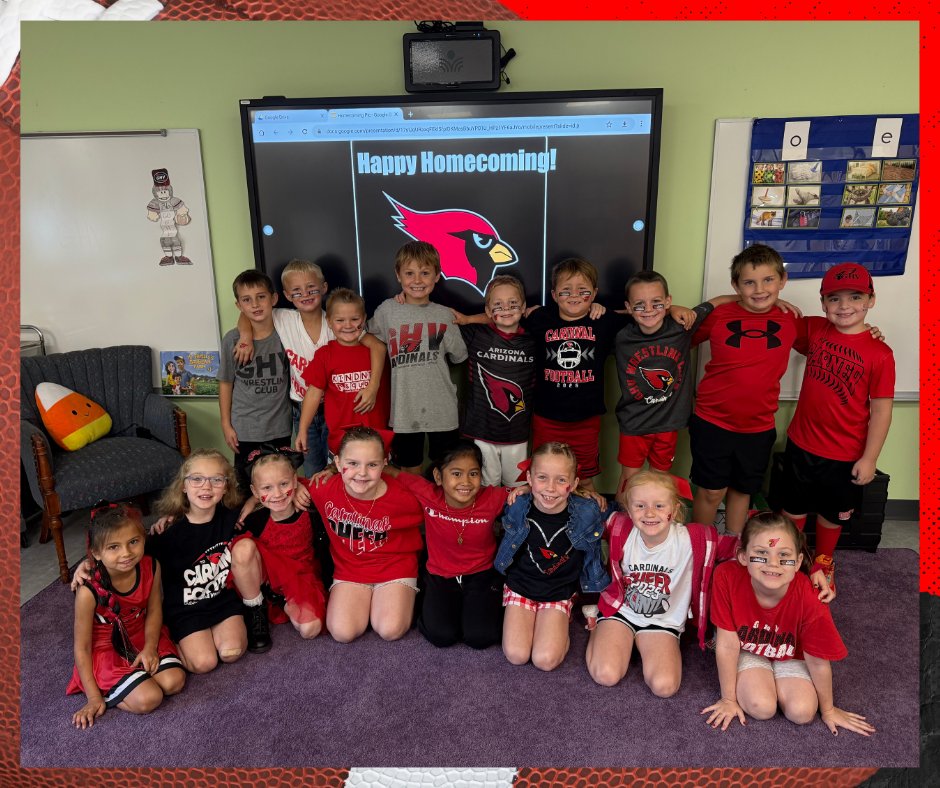 Happy Homecoming!🏈♥️
Mrs. Paulson’s 1st graders