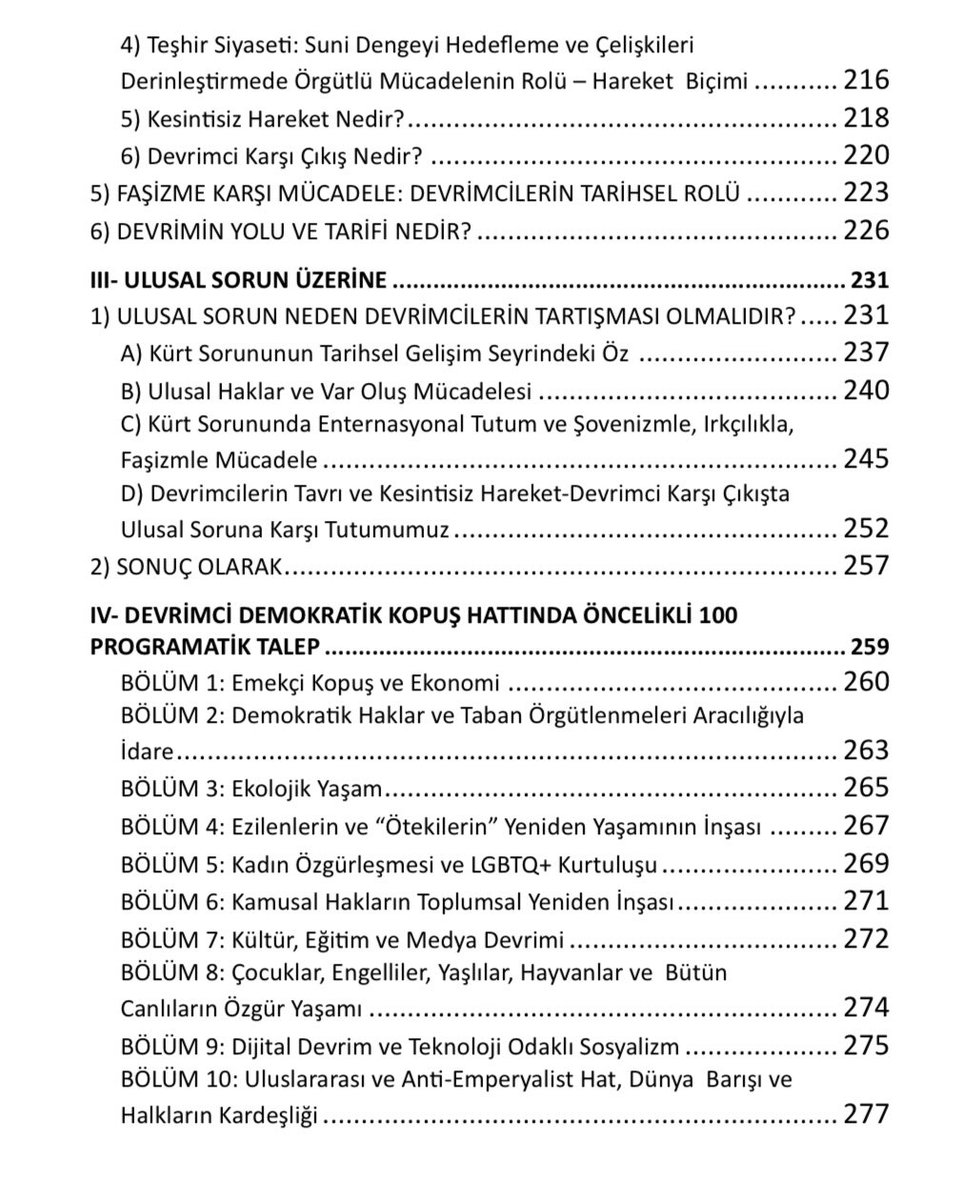 📕KESİNTİSİZ HAREKET VE DEVRİMCİ KARŞI ÇIKIŞA DOĞRU Çıktı!⭐️

Çok yakında internet satışı ve kitapçı satışı da başlaması planlanan kitabımıza ulaşmak için bize DM yoluyla ulaşabilir ya da sosyalistlerpartisi@gmail.com üzerinden mail atabilirsiniz.

İçindekiler bölümü için 🔻