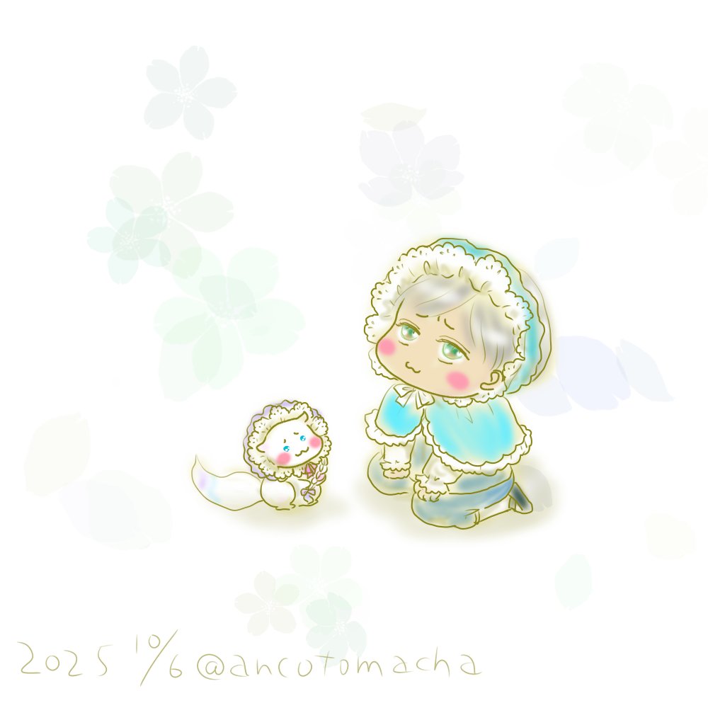 なんかかわいいヘッドセットをあれこれされた2人