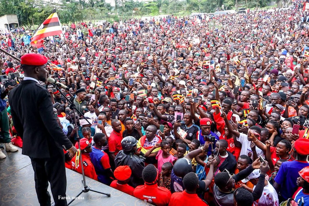 THANK YOU BUSUJJU CONSTITUENCY, MITYANA DISTRICT. 

Next stop: Busuubizi Grounds where these cowards pushed us to instead of Saza Grounds which we initially booked. 
#ANewUgandaNow