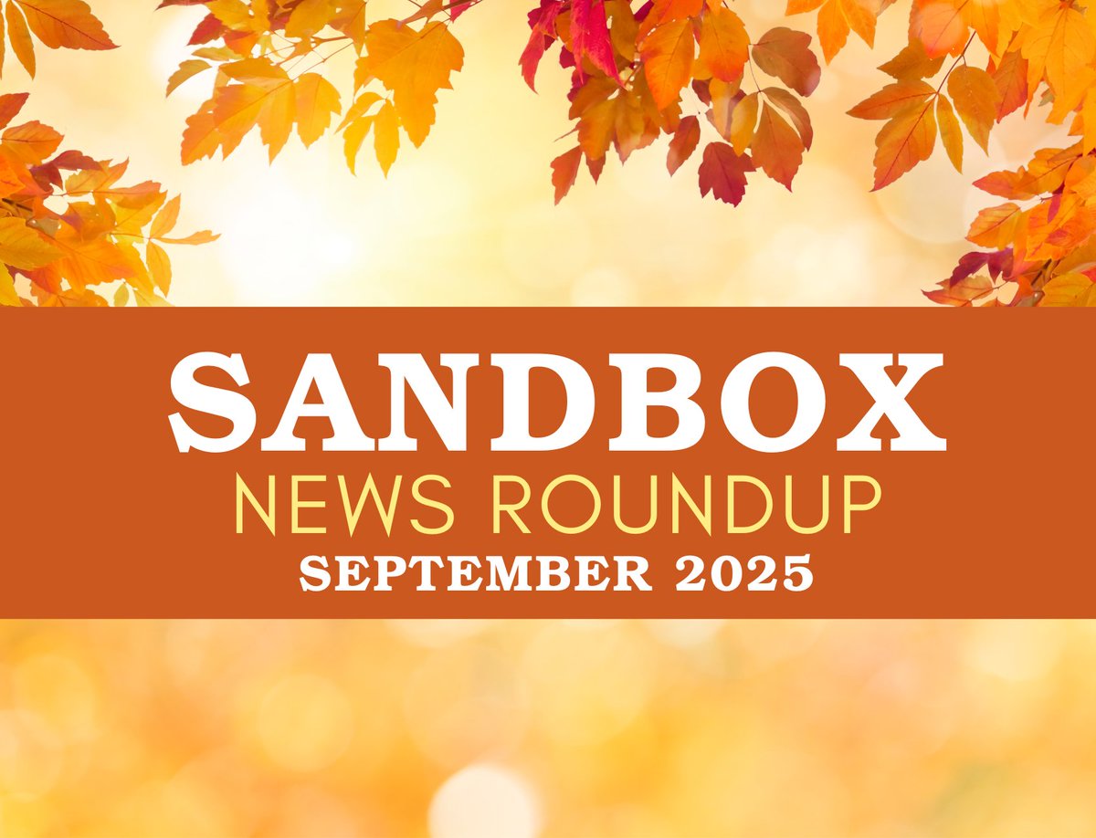 New month - new Sandbox roundup! Check out all the news we shared in September, including the first ever CRITICAL REFLEX TIME showcase: sandboxstrat.com/2025/10/06/sep…