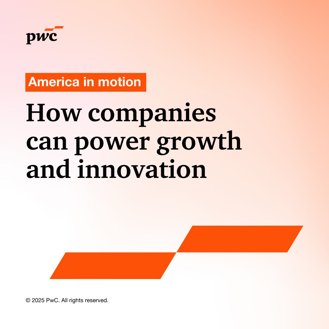 StephenGWright3's tweet photo. AI growth, rising energy demand and renewed domestic manufacturing are redefining the US business landscape. Unlock new opportunities to drive growth and innovation with PwC’s holistic approach. https://t.co/NK0GRv2IV6 https://t.co/A1AAnZ4jCn