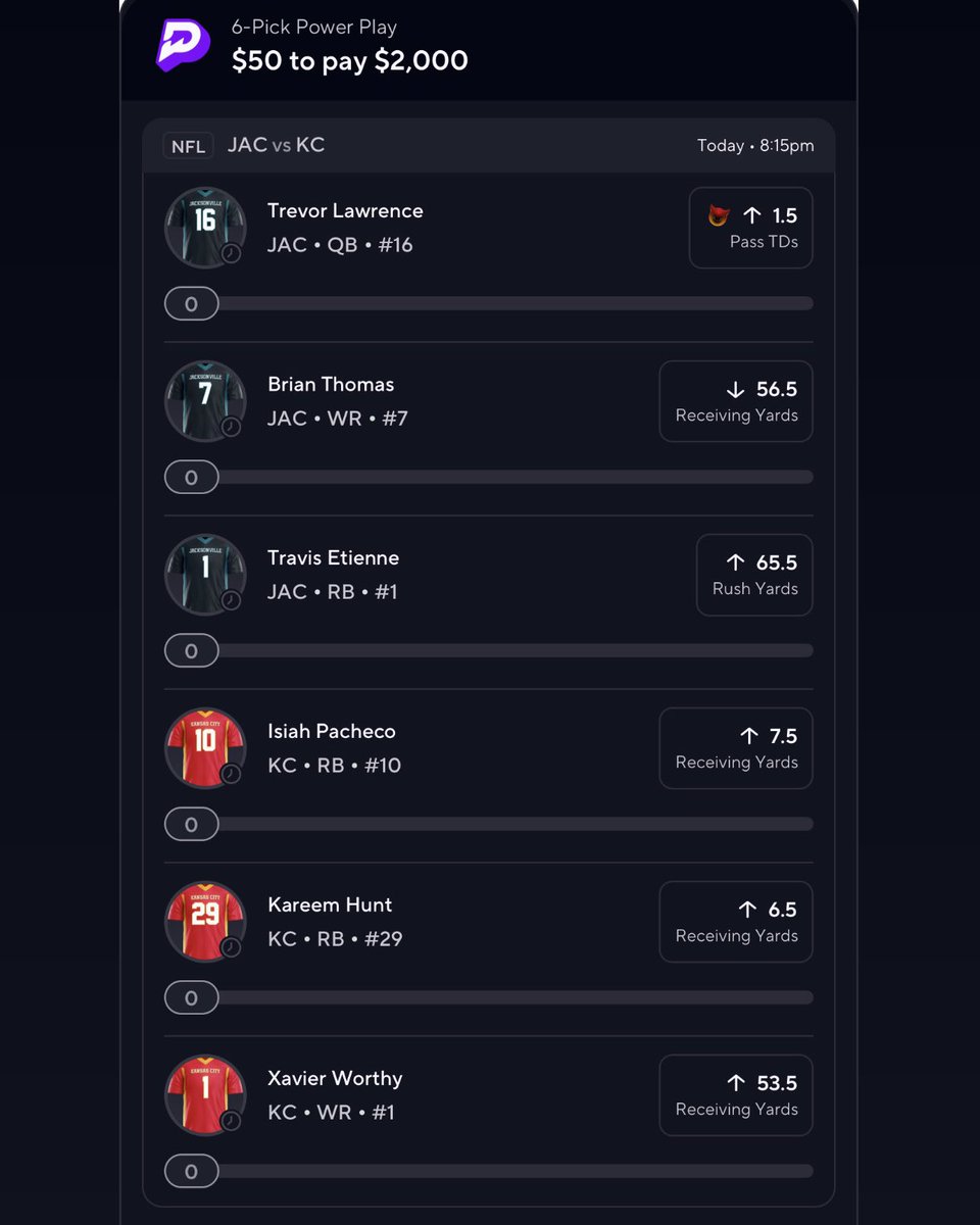 AdamBreneman81's tweet photo. Monday night football plays on PrizePicks!!

Going big on these tonight — Let’s win 💰

Get $50 in lineups when you play $5 (Code: AdamB) ⬇️

https://t.co/pePhP4lbyJ https://t.co/kq0aDJpDoD
