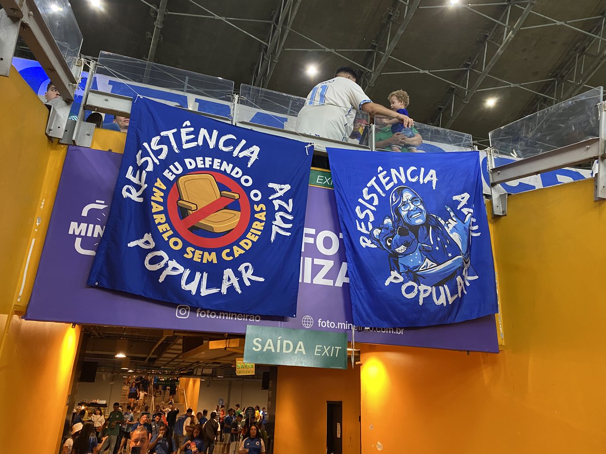 Presença da RAP nos jogos do fim de semana! A nação azul lotou o Gregorão no sábado e o Mineirão no domingo!
Vale destacar que a prática de valores mais acessíveis foi um sucesso e todos os setores abertos no Mineirão receberam praticamente lotação máxima.

#AmareloSemCadeiras