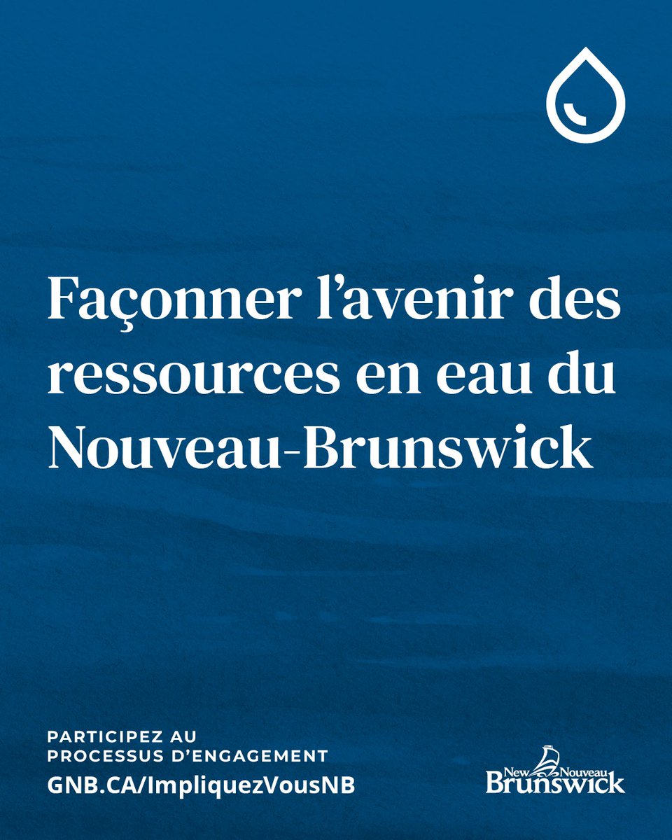 Nous révisons la Loi sur l’assainissement de l’eau afin de protéger et de soutenir la durabilité à long terme de l'eau au Nouveau-Brunswick. 

Votre opinion compte. Aidez à protéger l'eau pour les prochaines générations : 

• Répondez au sondage sur l’engagement du public. 
•