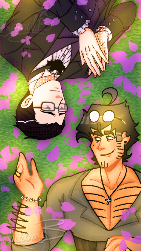oceaneandbro's tweet image. &quot;Bajo el susurro de los pétalos, entre el cielo y tus ojos nuestra mirada se encuentra&quot;🌸👀💜

collab with @samulb5

tags🤫:

#roblox #robloxarsenal #arsenalroblox #hackula #hackuladx #collab