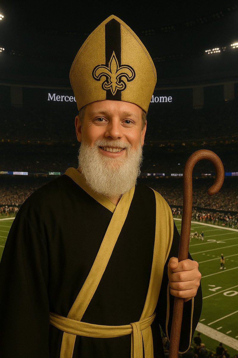 Has <a href="/DevinKane/">Devin Kane</a> converted to Sainthood?  Hmmmmm. #WhoDat 

<a href="/ClintonNFriends/">Clinton & Friends</a> <a href="/clintonyates/">Clinton Yates</a> <a href="/BubbaTheGlue/">Bubba Peregrin</a> <a href="/ESPNChristine/">Christine Lisi</a>