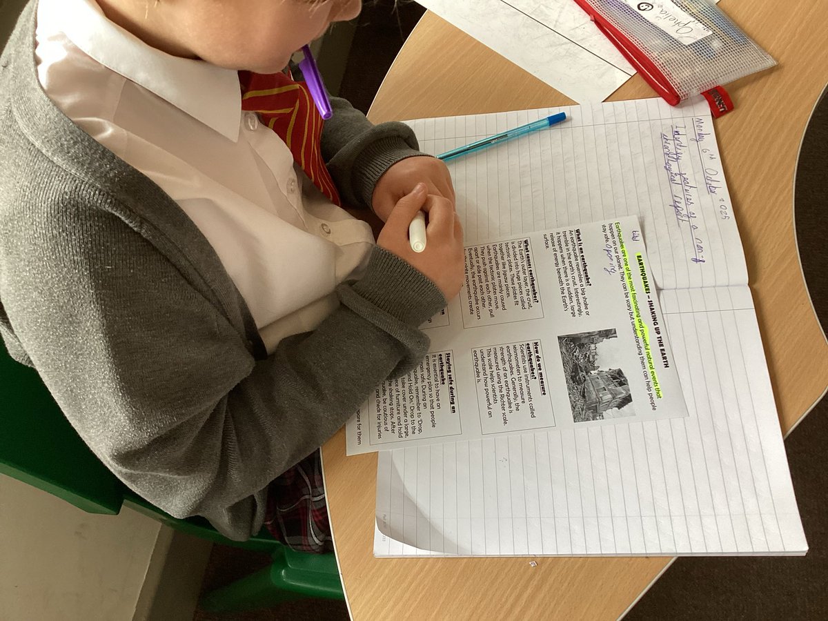 Beech Tree have started to explore non-chronological reports in English!