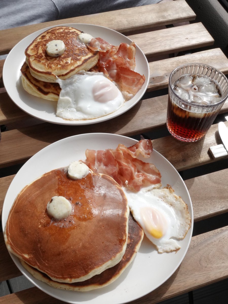 twx_xh's tweet photo. 無印で買った米粉のパンケーキミックス、ふわふわもちもちで罪悪感ゼロなので無限に食べたい🥞 https://t.co/3HalKDfrv5