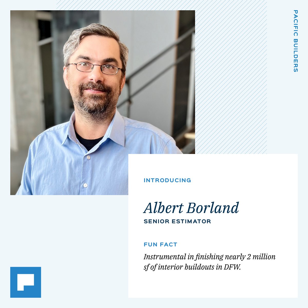 Introducing Albert Borland, our newest Senior Estimator who will help play a critical role in our preconstruction efforts. With 17 years of industry experience, his expertise, strategic insight and eye for detail speak for themselves. Glad to have you onboard, Albert!
