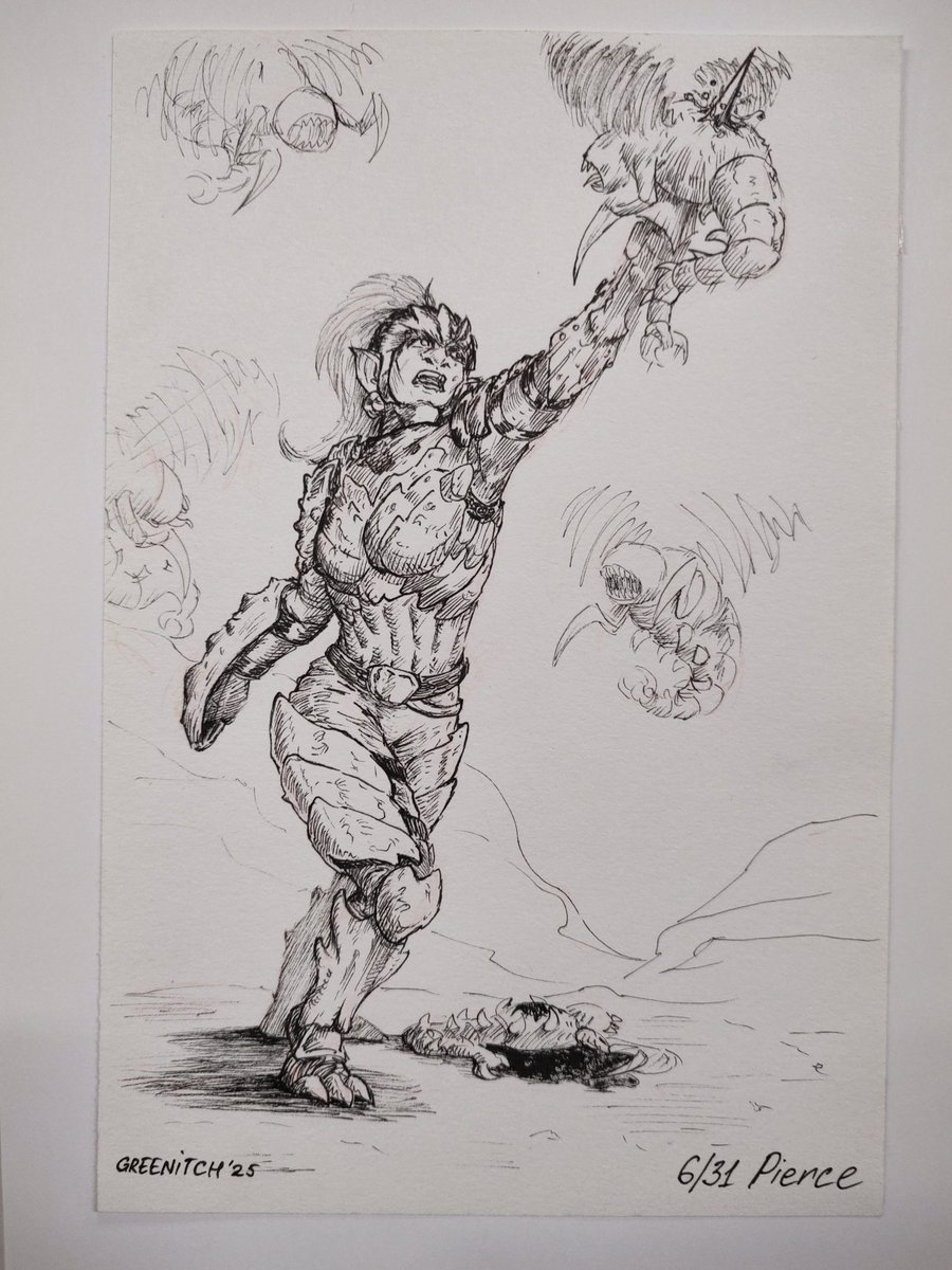 6/31 Pierce

#goblinktober #Inktober