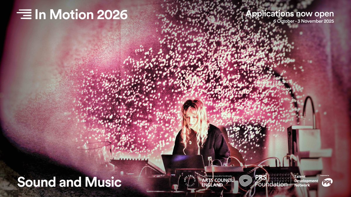 🎶Applications for In Motion 2026 are now open!

Across 18 transformative months, composers receive tailored mentoring, coaching and funding to refine their artistic vision and bring new public-facing work to life ✨

📆 Apply by 3 Nov 2025
🔗 Learn more: bit.ly/InMotion26