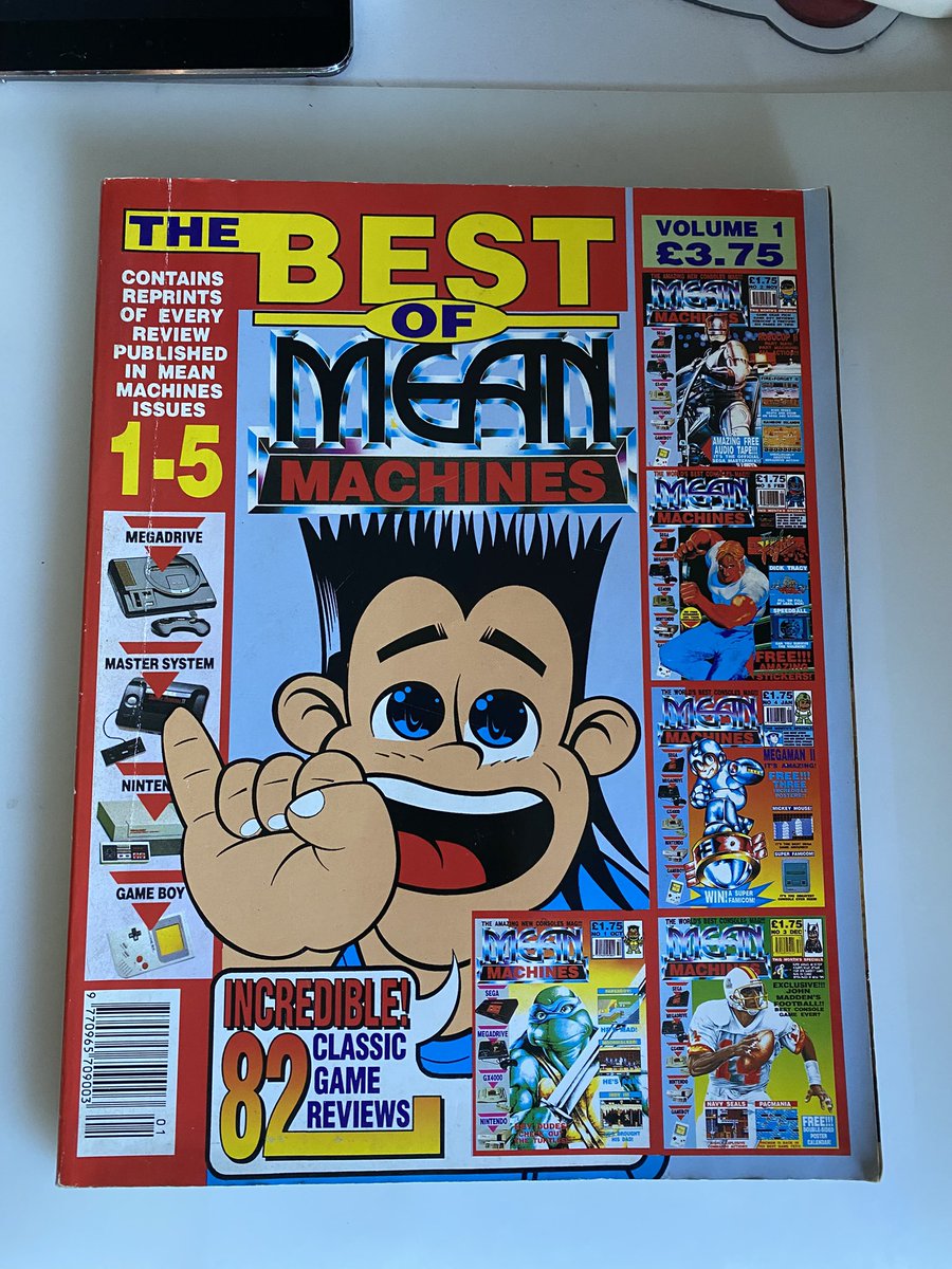 gamesfreezer's tweet image. 🔖My Favourite Video Games Magazine Covers

📈10. BEST OF MEAN MACHINES VOL1 🗓️

🔖5 Magazine Covers for the price of one! 

A giant @JazRignall on the front jumped out at me in the local newsagent so I just had to own this wonderful edition of my favourite mag!

🎮 #retrogamer