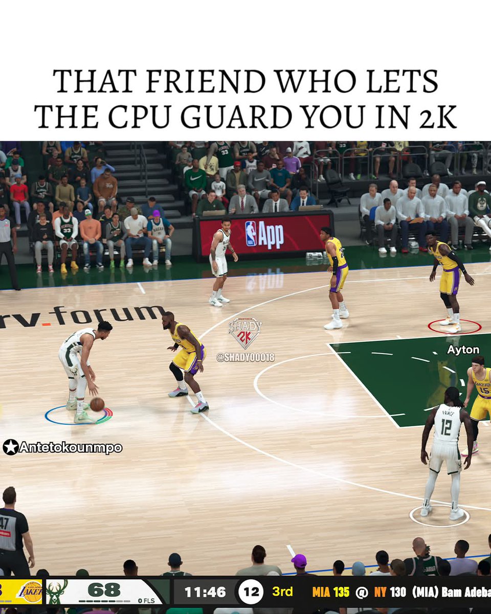 This should be an unwritten rule in 2K.