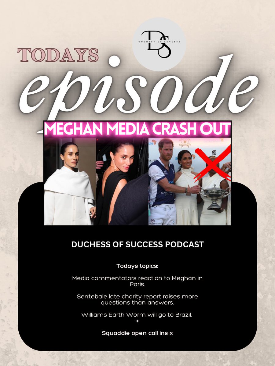 Thank you to the amazing callers we had on yesterday. Such thoughtful and passionate reflections from all you squaddies. 

Listen to a round up of yesterday’s royal news and our panel discussion: youtube.com/live/fovw5d_OC…