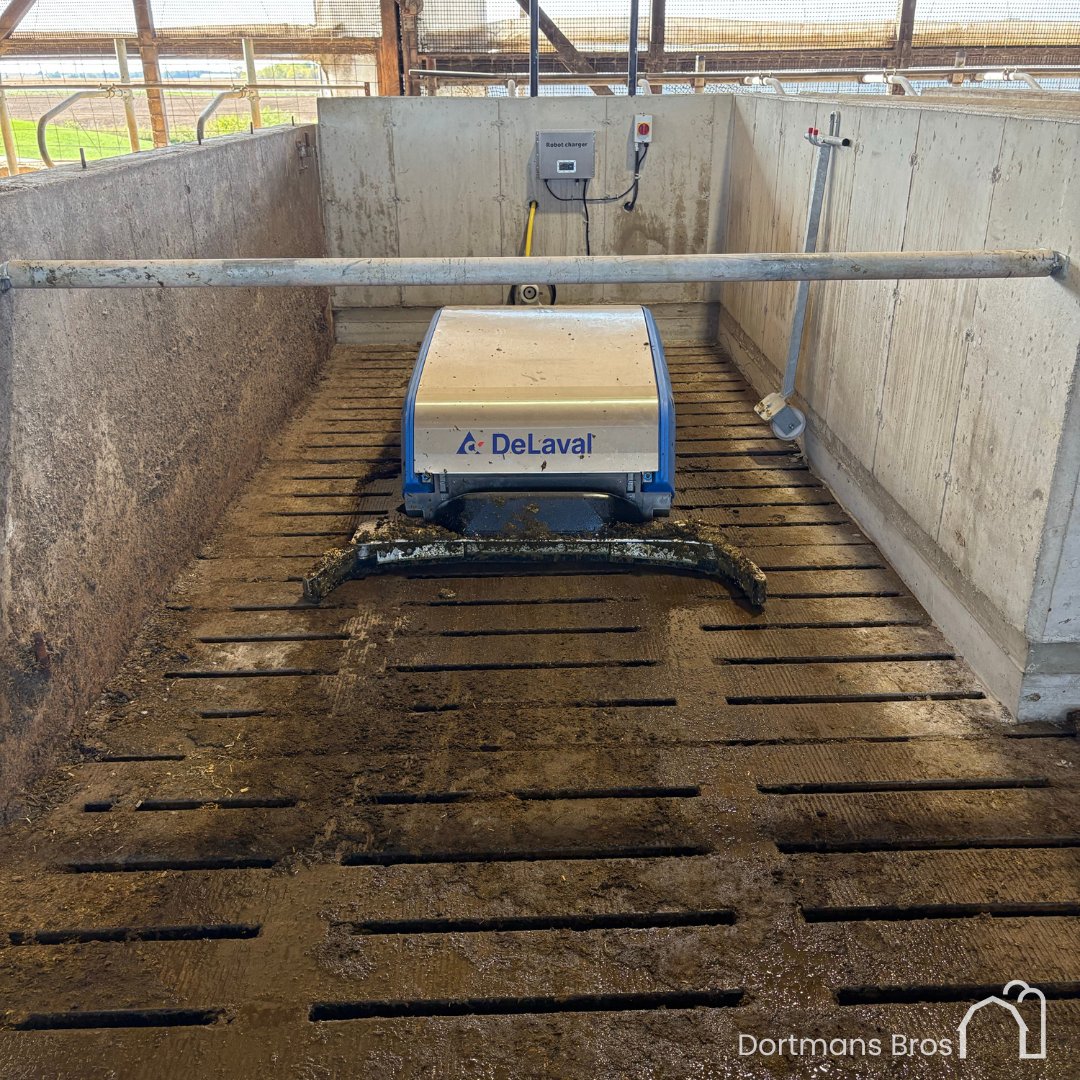 ✅Install Complete!
We have just finished setting up a <a href="/DeLavalCanada/">DeLaval Canada</a>  RS450 robotic scraper. 🚜✨
This smart system keeps barn alleys clean around the clock, improving cow comfort, hoof health, and overall hygiene. 🐮🫧