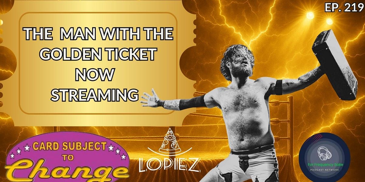 🎙️ Damien Saint is back!

It’s been a year since our last full chat, and a lot has happened — Golden Tickets, championships, and plenty in between.

Don’t miss this one — @cstcpodcast: Ep. 219 – The Man with the Golden Briefcase 👇
🔗 buff.ly/EivNFRn