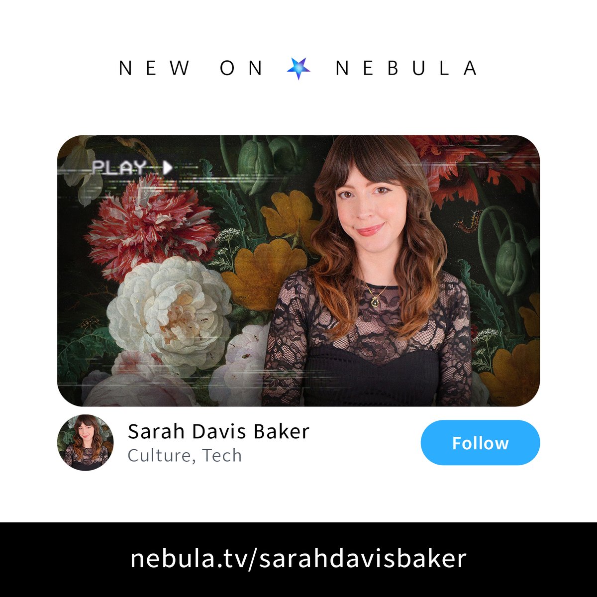 a haunted hello to Sarah Davis Baker