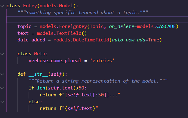 luktheartist's tweet photo. Today I:
π Added another model named Entry to my Django project
π Modified the database to include it
#LearningUtsav2025 #FestivalOfLearning #LUD8 https://t.co/AJtcEXdNUV