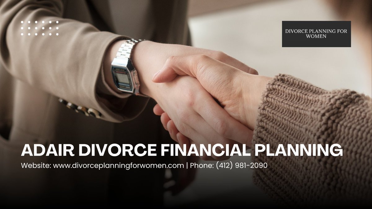 At Adair Divorce Financial Planning, we specialize in helping women navigate divorce with confidence and clarity. Led by Patricia Adair Morgan, a Certified Divorce Financial Analyst®. 
📞 (412) 981-2090 - Free Initial Consultation
🔗 divorceplanningforwomen.com/about-pattie-a…