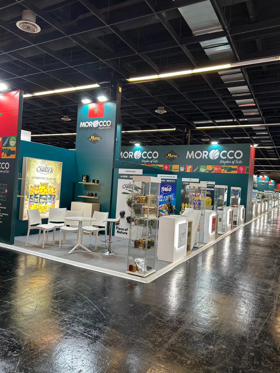 📯 [SALONS &amp; FOIRES] Le pavillon du Maroc se distingue cette année au salon Anuga 2025, rendez-vous mondial incontournable de l’agroalimentaire et des boissons avec plus de 70 exposants marocains, cette participation met en avant la diversité et la richesse de l’offre nationale.