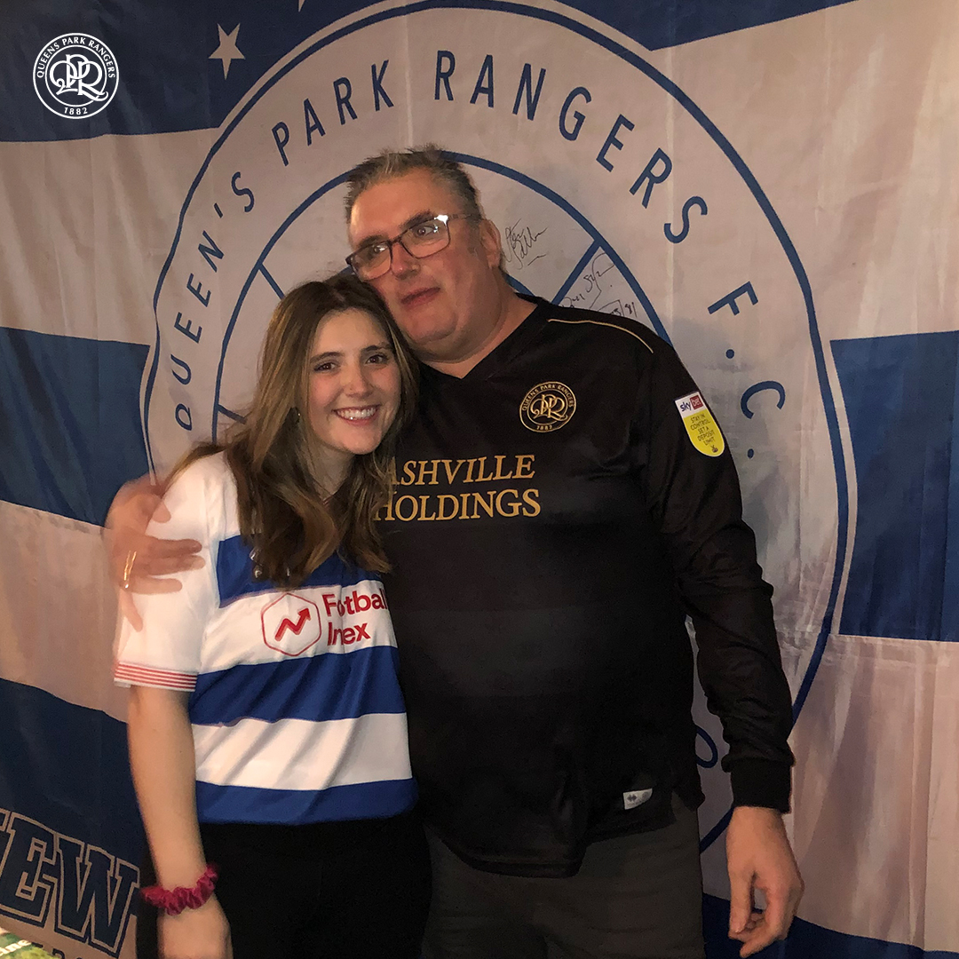 QPR's tweet photo. QPR NYC need 𝗬𝗢𝗨𝗥 support 🇺🇸

Much-loved member Jimmy Green's daughter Lily is bravely facing a rare and aggressive form of pancreatic cancer.

To support the Green family, QPR NYC are releasing a special edition t-shirt.

Please purchase or donate if you can 💙🤍