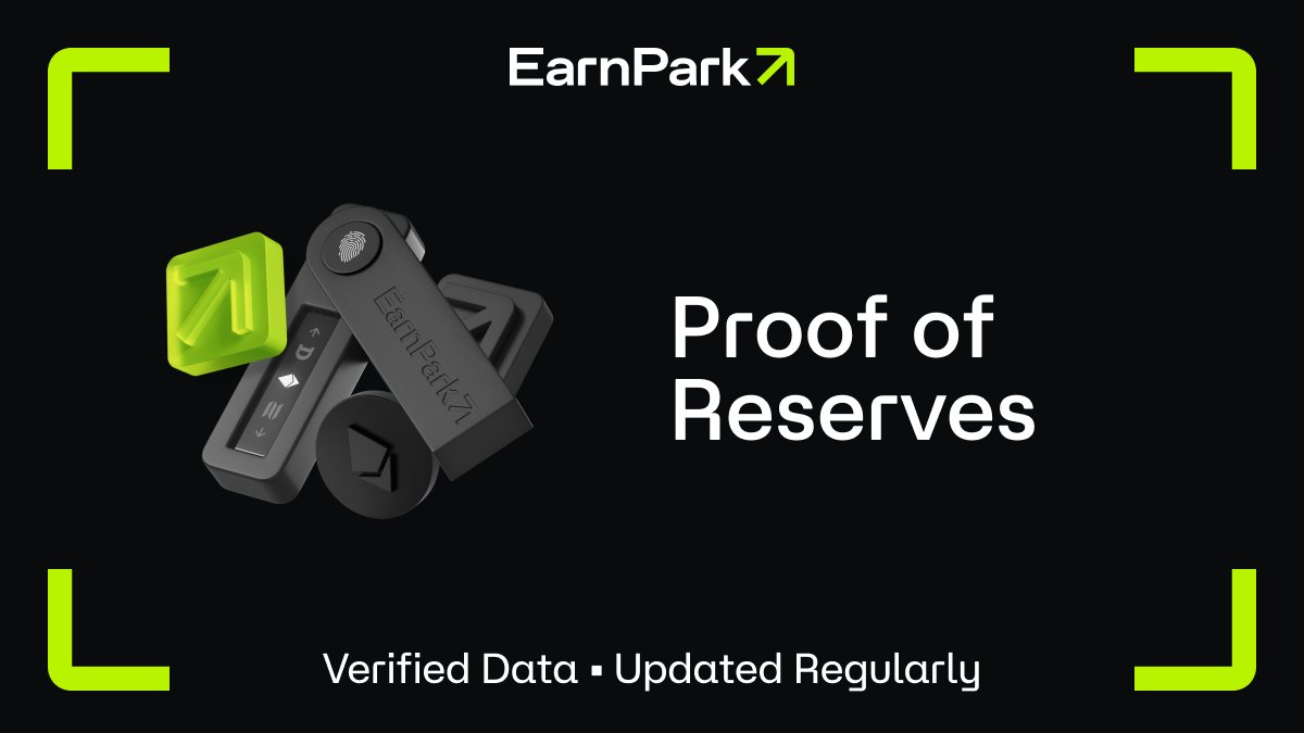 EarnPark (@_earnpark) on Twitter photo 🚀 You asked – we delivered.
Our Proof of Reserves page is now live!
Check verified data on our balances – updated to keep you informed.
🔍 Logos don’t build trust, transparency does.
👉 See Reserves: earnpark.com/en/proof-of-re… 🚀 You asked – we delivered.
Our Proof of Reserves page is now live!
Check verified data on our balances – updated to keep you informed.
🔍 Logos don’t build trust, transparency does.
👉 See Reserves: earnpark.com/en/proof-of-re…