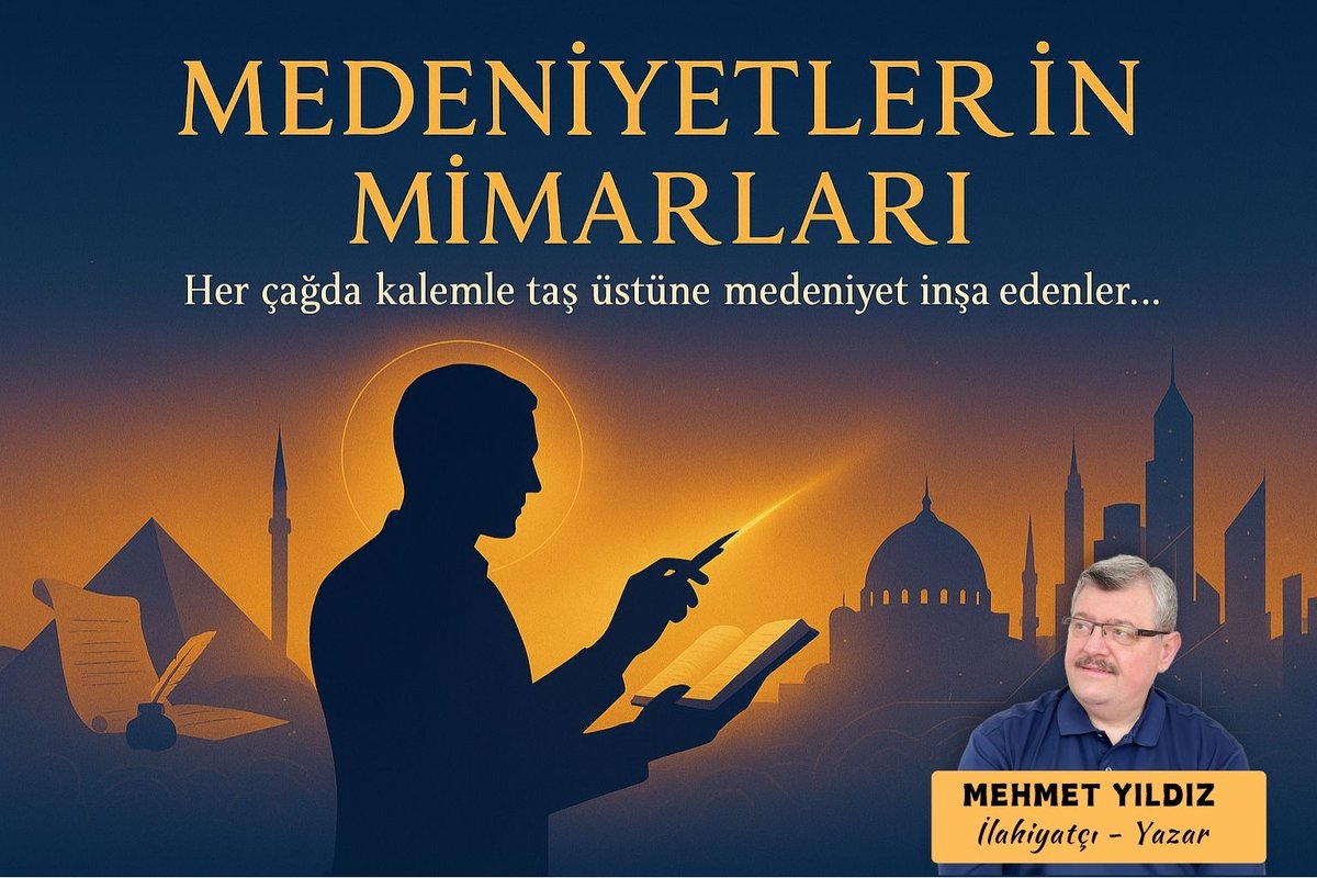 Medeniyetlerin Mimarları ⁣
Mehmet Yıldız ⁣
 ⁣
Bu satırlar, 5 Ekim Dünya Eğitimciler Günü’nde tüm öğretmenlere ithaf edilmiştir.⁣
 ⁣
Öğretmen, yalnızca ders anlatan bir kişi değildir; o, medeniyet inşasında çalışan bir fikir işçisidir. Bir toplumun geleceği, öğretmenlerin