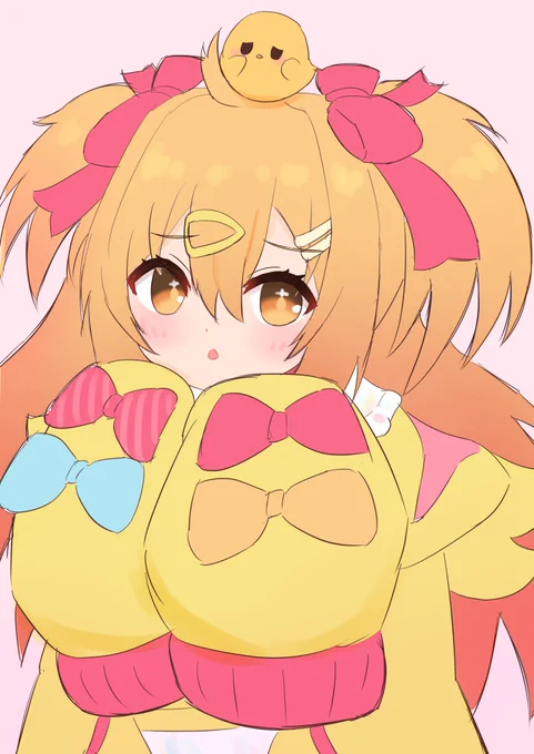 元気かわいいが長時間続くメン限最高だった～! たまにこういう困った表情になるのめちゃかわいくて描いちゃいました! #ぴーまるあーと