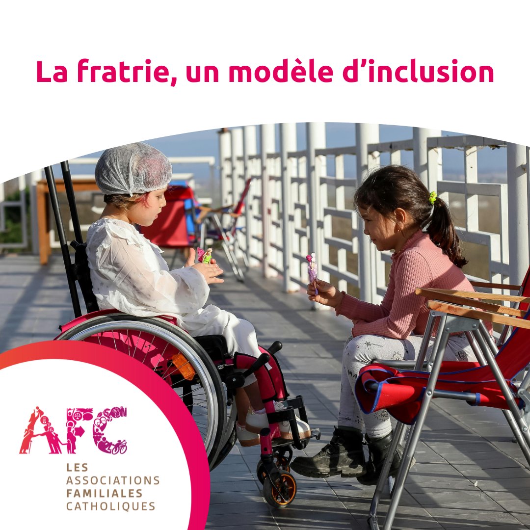 “[...]les enfants qui vivent avec un frère ou une sœur différents sont les premiers à s’indigner du moindre jugement sur le handicap....]”

- extrait de l’article “La fratrie, un modèle d’inclusion” de Claire Gilles -

👉Découvrez l’article ici : afc-france.org/education/frat…