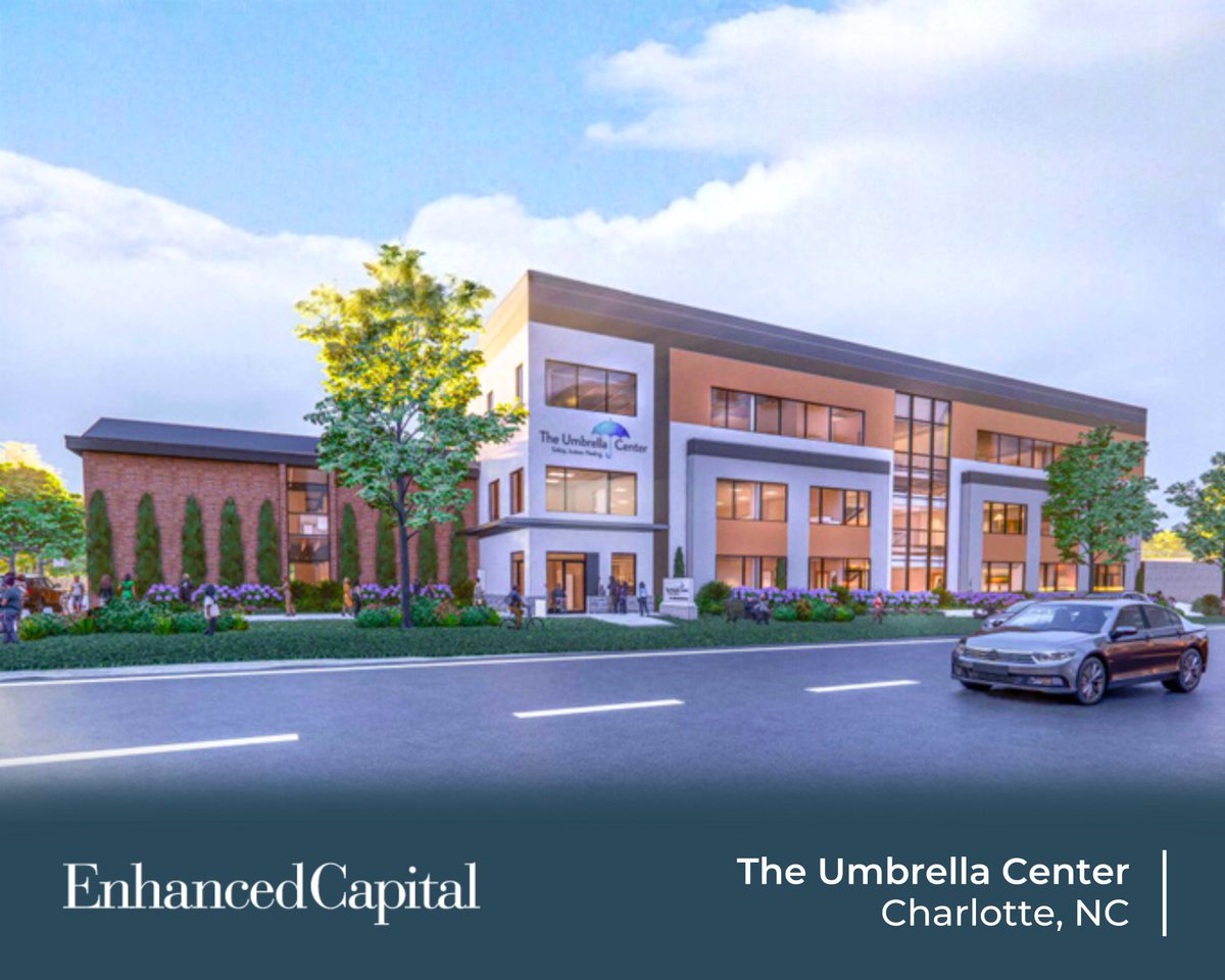 We are proud to support The Umbrella Center in Charlotte, NC—a new Family Justice Center providing trauma-informed care to survivors of violence. Financed in part through NMTCs by <a href="/EnhancedCaptl/">Enhanced Capital</a>.

Read more: enhancedcapital.com/news-item/2954…
#CommunityDevelopment #NMTC