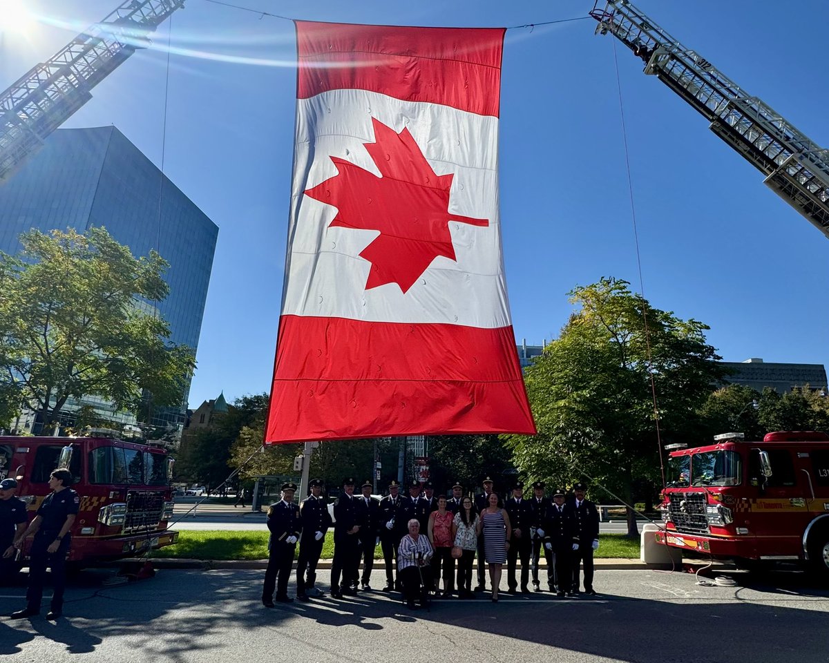 Yesterday, Sarnia Fire Rescue firefighters stood shoulder to shoulder with fire service personnel from all over Ontario to honour 54 fallen firefighters including one of our own, Howard Longley. We will never forget their bravery, sacrifice and commitment to serving others.