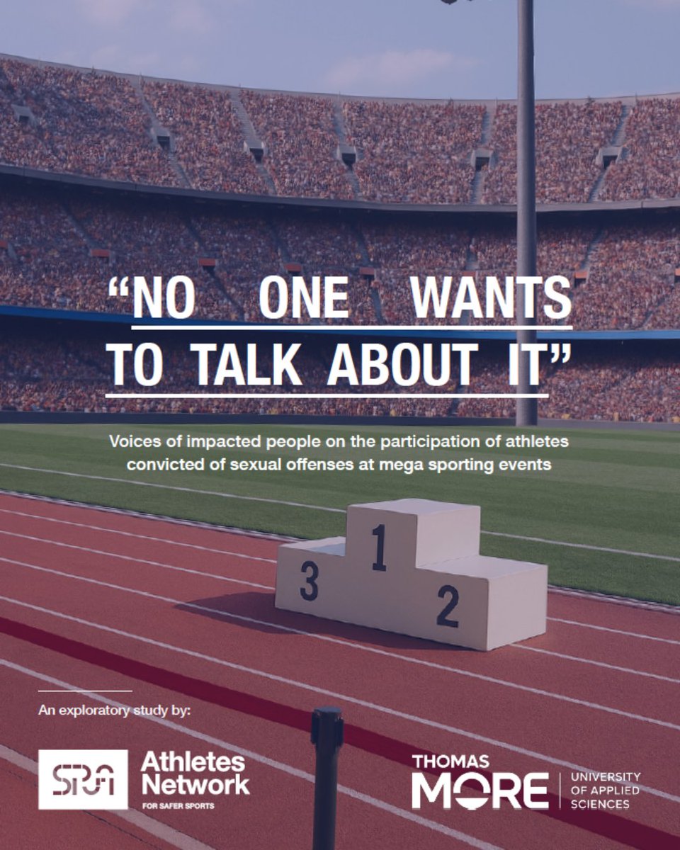 🚨 The #SRA’s new report “No One Wants to Talk About It” addresses a complex ethical dilemma: the eligibility of athletes with criminal sexual convictions at the highest levels of sport.

Read the full report ⤵️
sportandrightsalliance.org/new-report-no-…