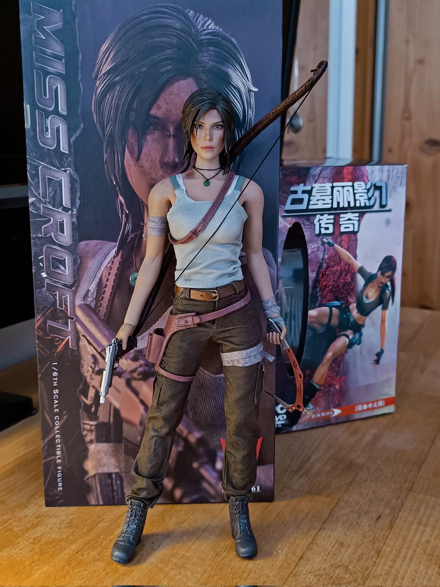 This is the prettiest Lara figure I ever owned! She's so accurate to the Turning Point version of her. You are amazing <a href="/gunsgoldcontrol/">Guns & Gold</a>. Thank you so much for those beautiful, rare collectibles🥰
#LaraCroft #TombRaider