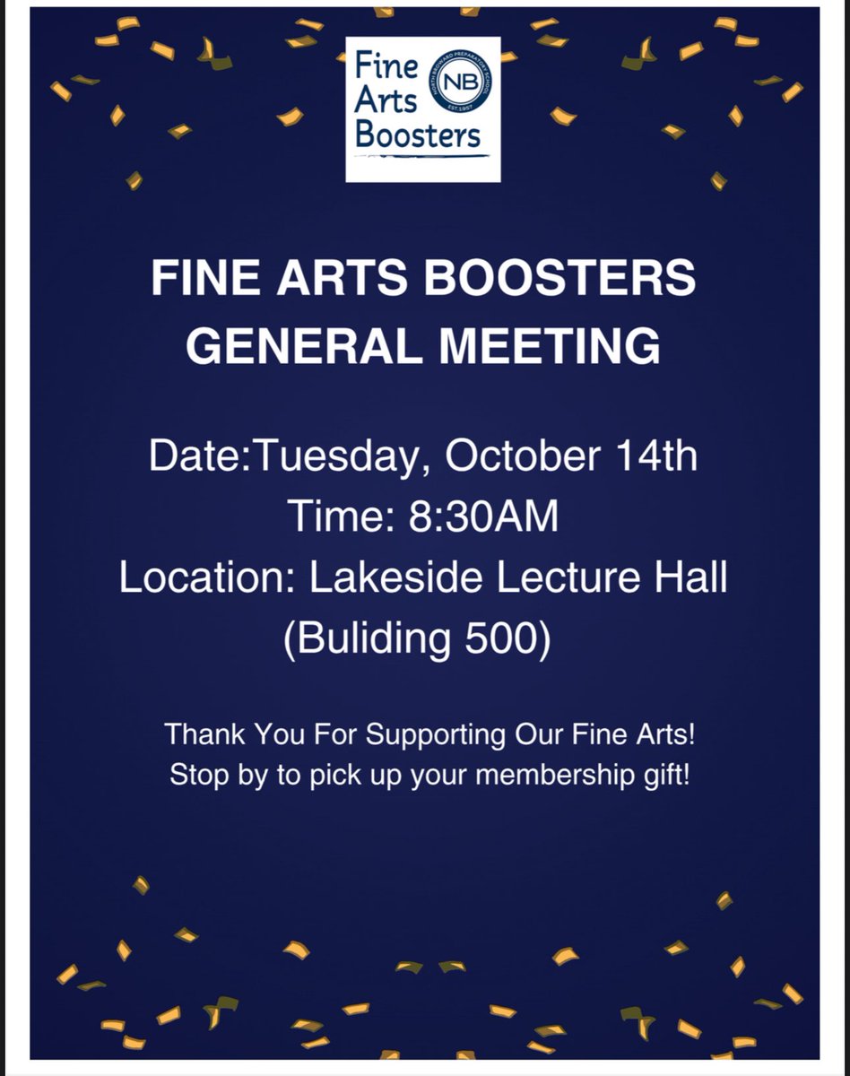 NBPS Fine Arts Boosters tweet media