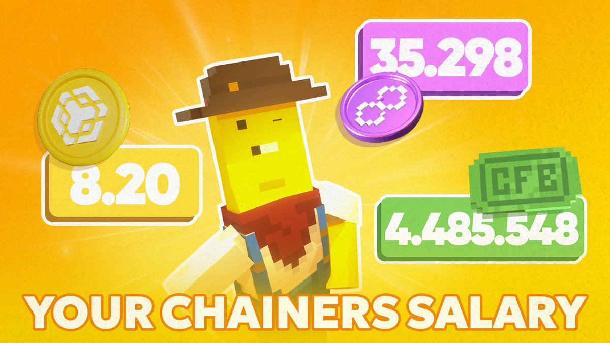 ChainersGame's tweet image. 💃 Chainers September Flex 💃

Hmm, let&apos;s check out your #Chainers salary for the previous month!

You set these stats on fire! 🔥🔥🔥

Drop &quot;I was here&quot; 💬 in the comments to let everyone know you took part in the history-making!